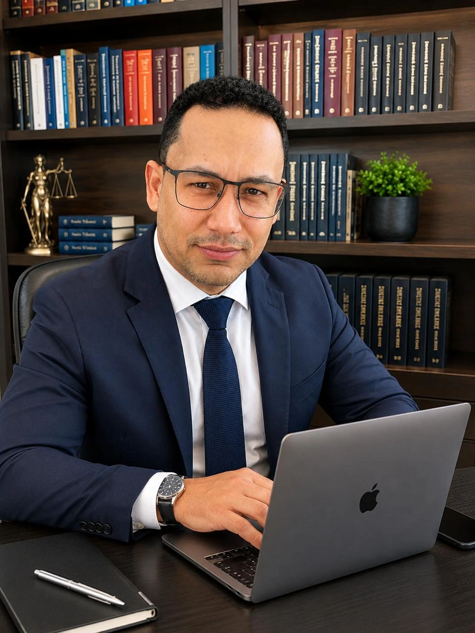 Dr. Almir Desidério Batista em seu escritório